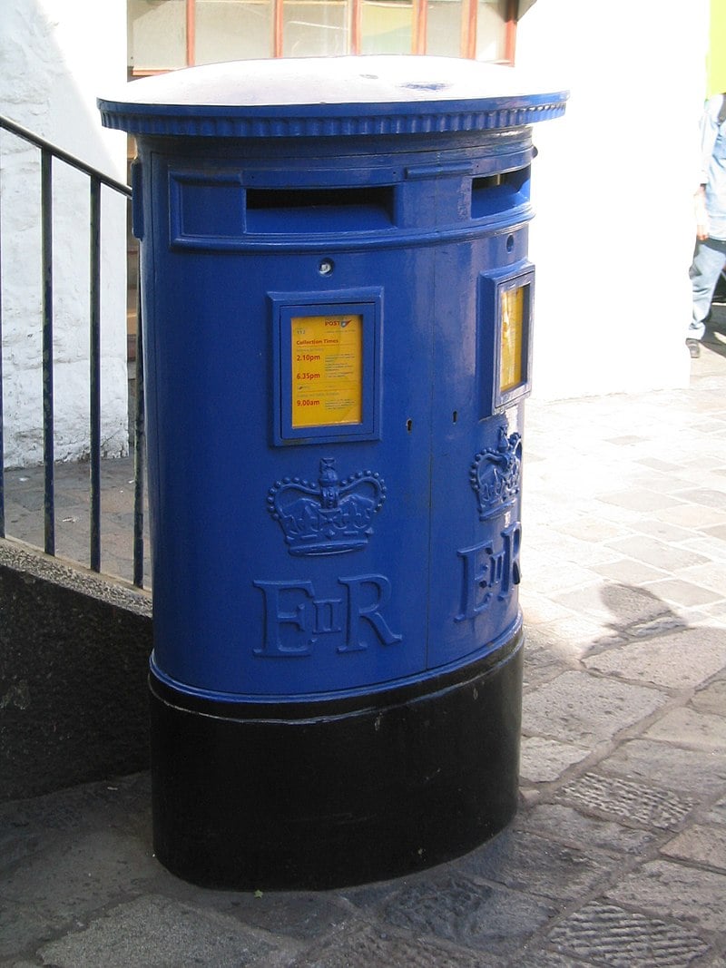 Blue Post box
